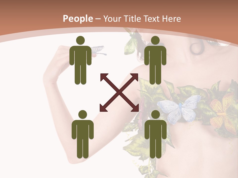 Nymph Floral Pretty PowerPoint Template