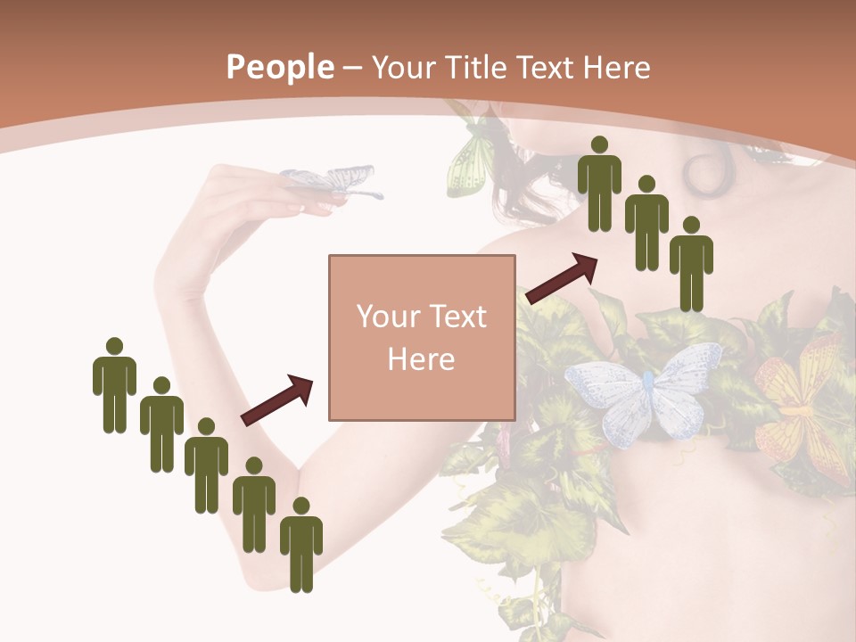 Nymph Floral Pretty PowerPoint Template