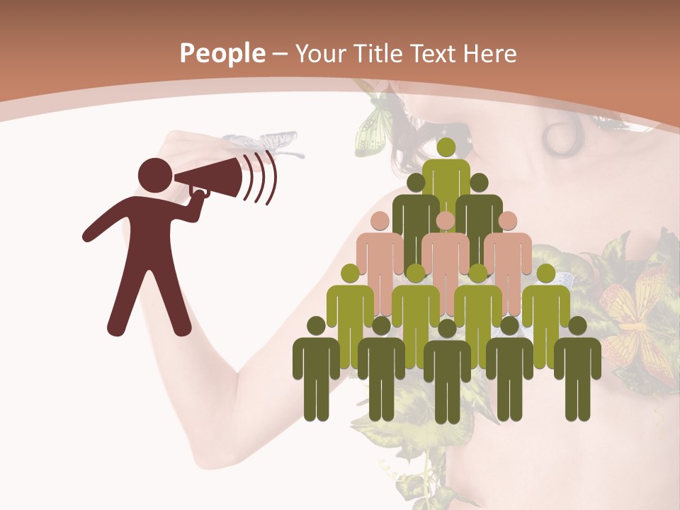 Nymph Floral Pretty PowerPoint Template