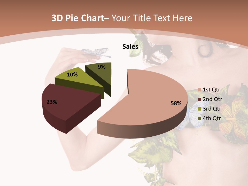 Nymph Floral Pretty PowerPoint Template