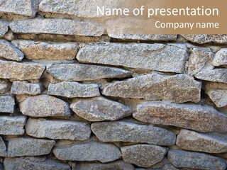 Brick Shape Pattern PowerPoint Template