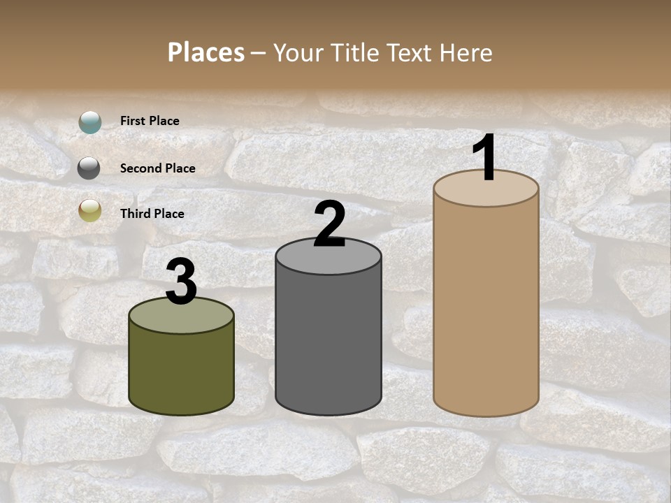 Brick Shape Pattern PowerPoint Template