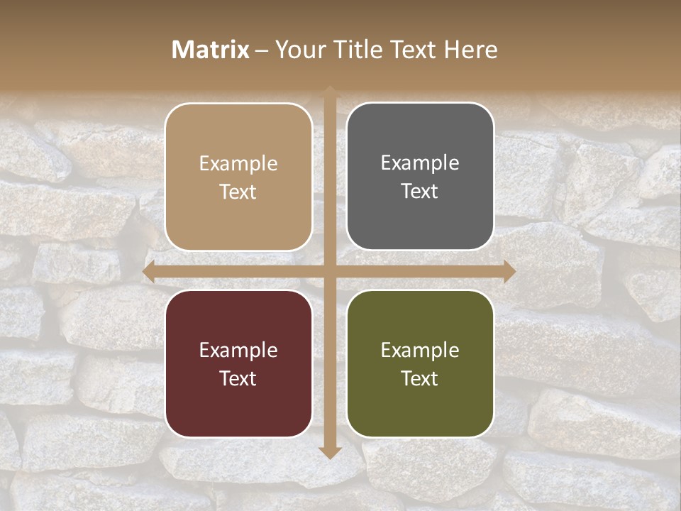 Brick Shape Pattern PowerPoint Template