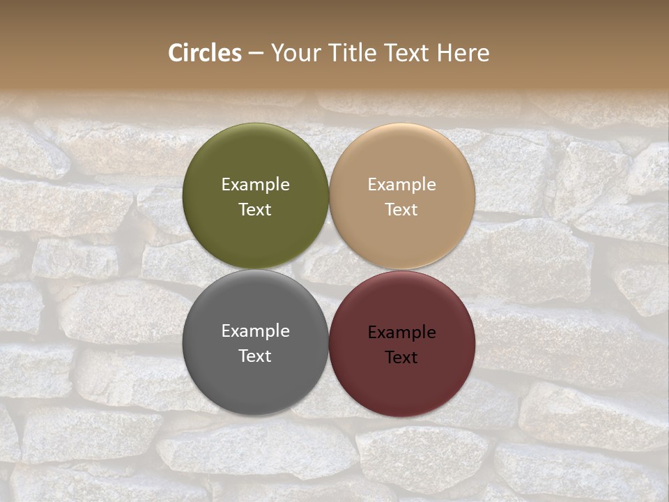 Brick Shape Pattern PowerPoint Template