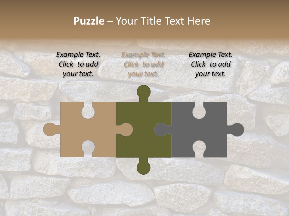 Brick Shape Pattern PowerPoint Template