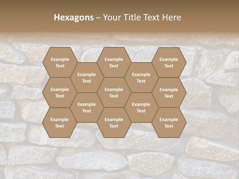 Brick Shape Pattern PowerPoint Template