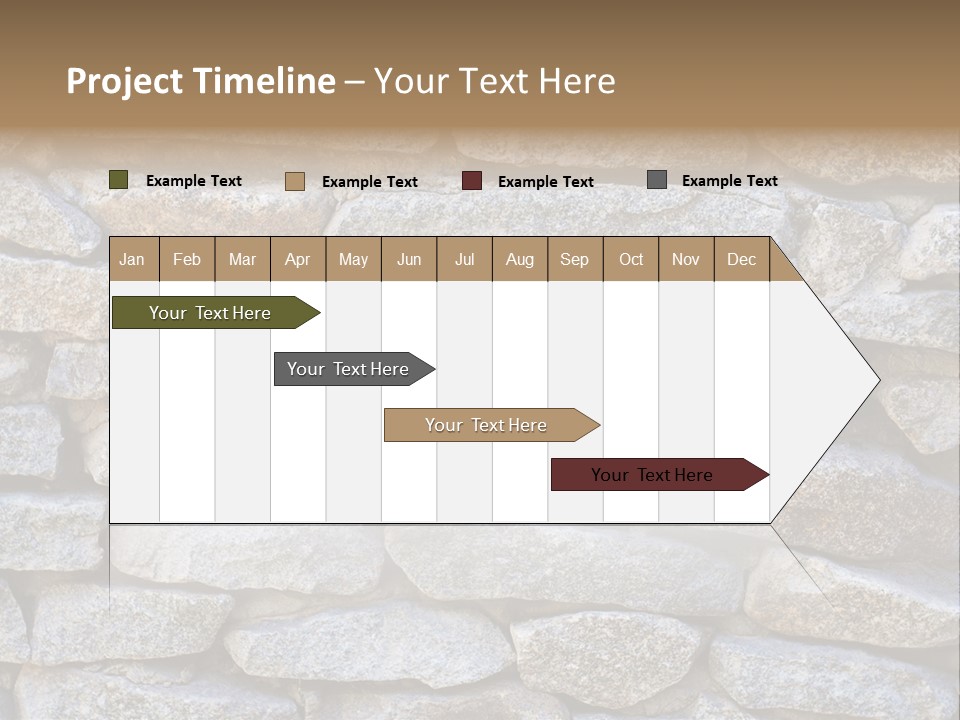 Brick Shape Pattern PowerPoint Template