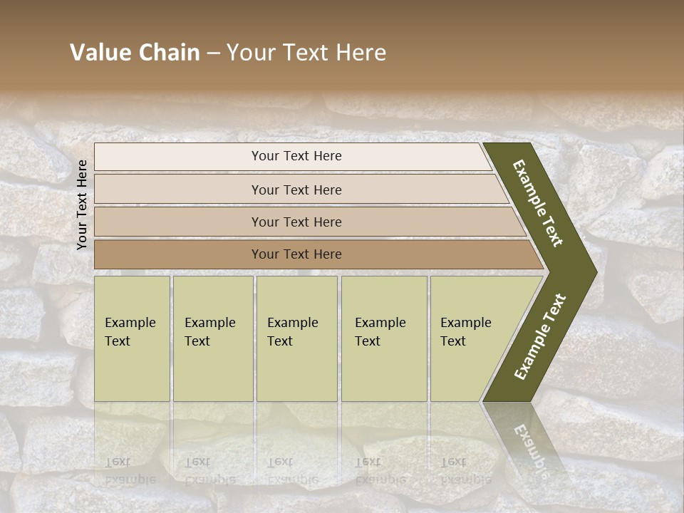 Brick Shape Pattern PowerPoint Template