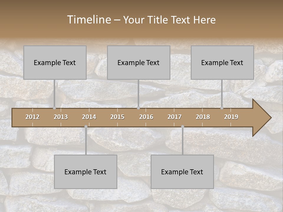 Brick Shape Pattern PowerPoint Template