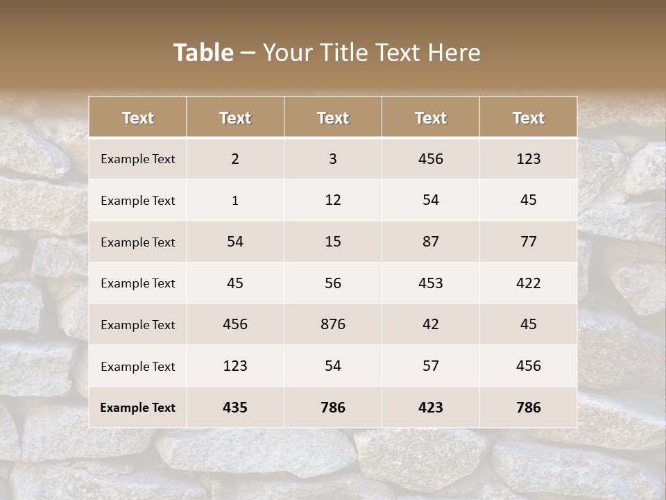 Brick Shape Pattern PowerPoint Template