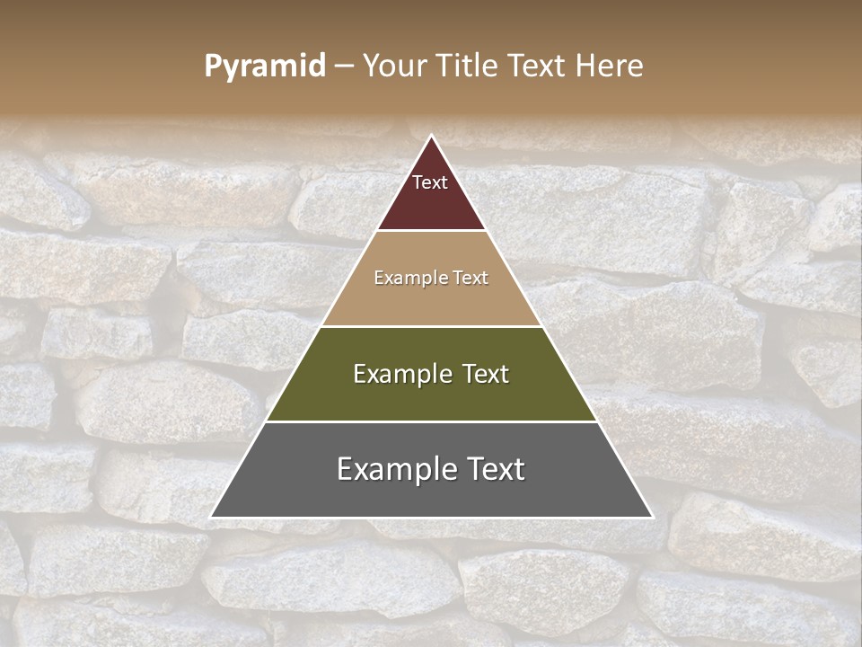 Brick Shape Pattern PowerPoint Template