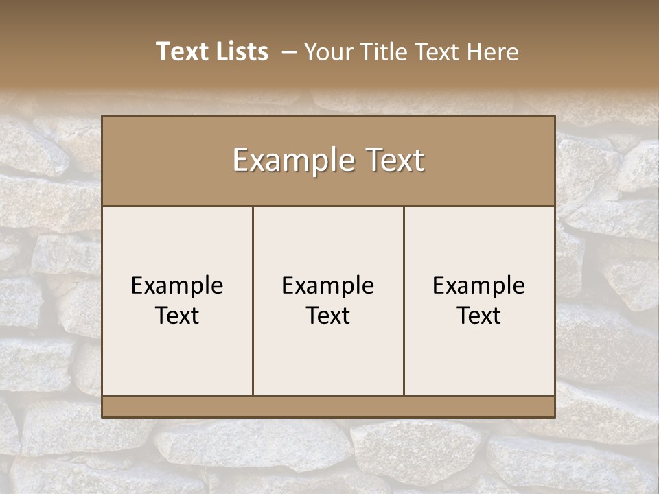 Brick Shape Pattern PowerPoint Template