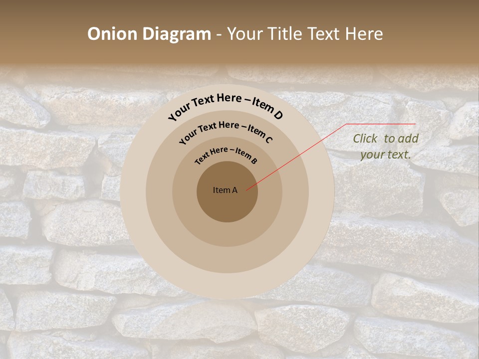 Brick Shape Pattern PowerPoint Template