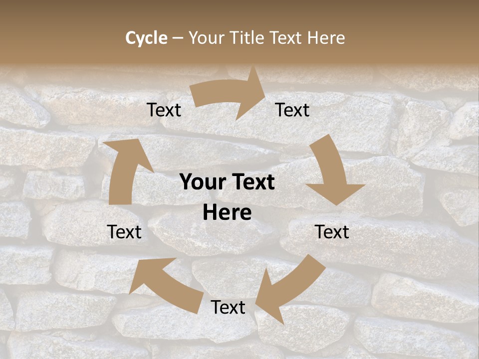 Brick Shape Pattern PowerPoint Template