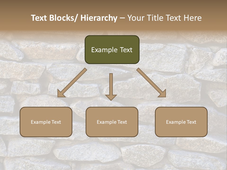 Brick Shape Pattern PowerPoint Template