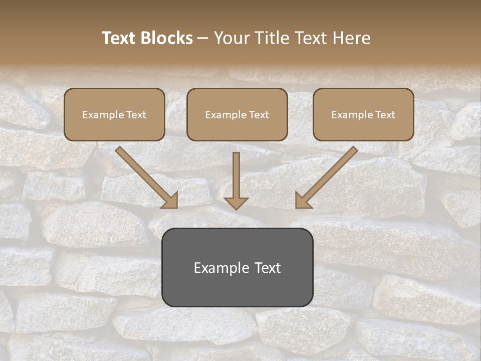 Brick Shape Pattern PowerPoint Template