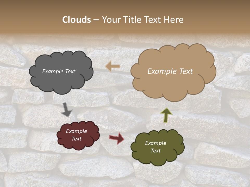 Brick Shape Pattern PowerPoint Template