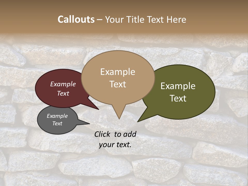 Brick Shape Pattern PowerPoint Template