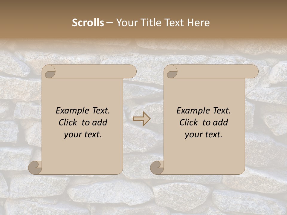 Brick Shape Pattern PowerPoint Template