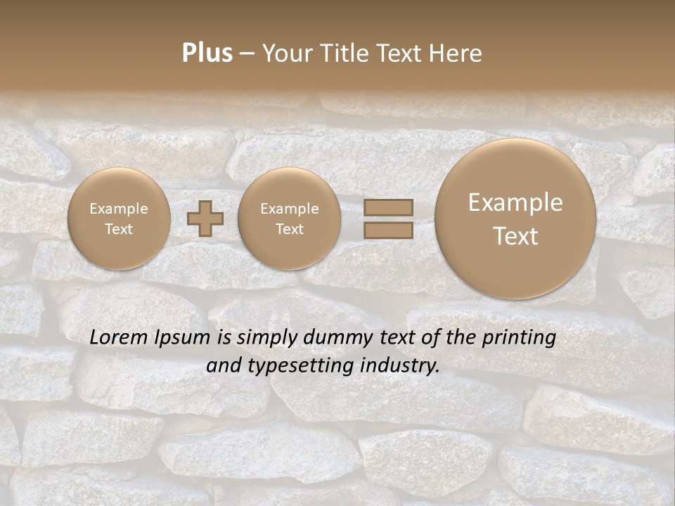 Brick Shape Pattern PowerPoint Template