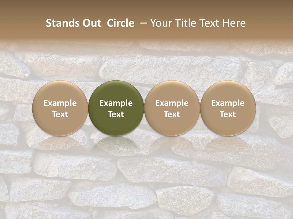 Brick Shape Pattern PowerPoint Template