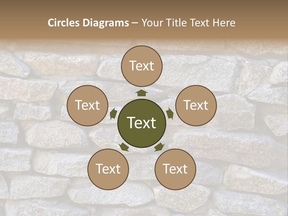 Brick Shape Pattern PowerPoint Template
