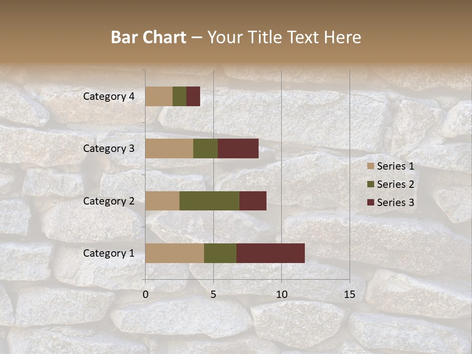 Brick Shape Pattern PowerPoint Template