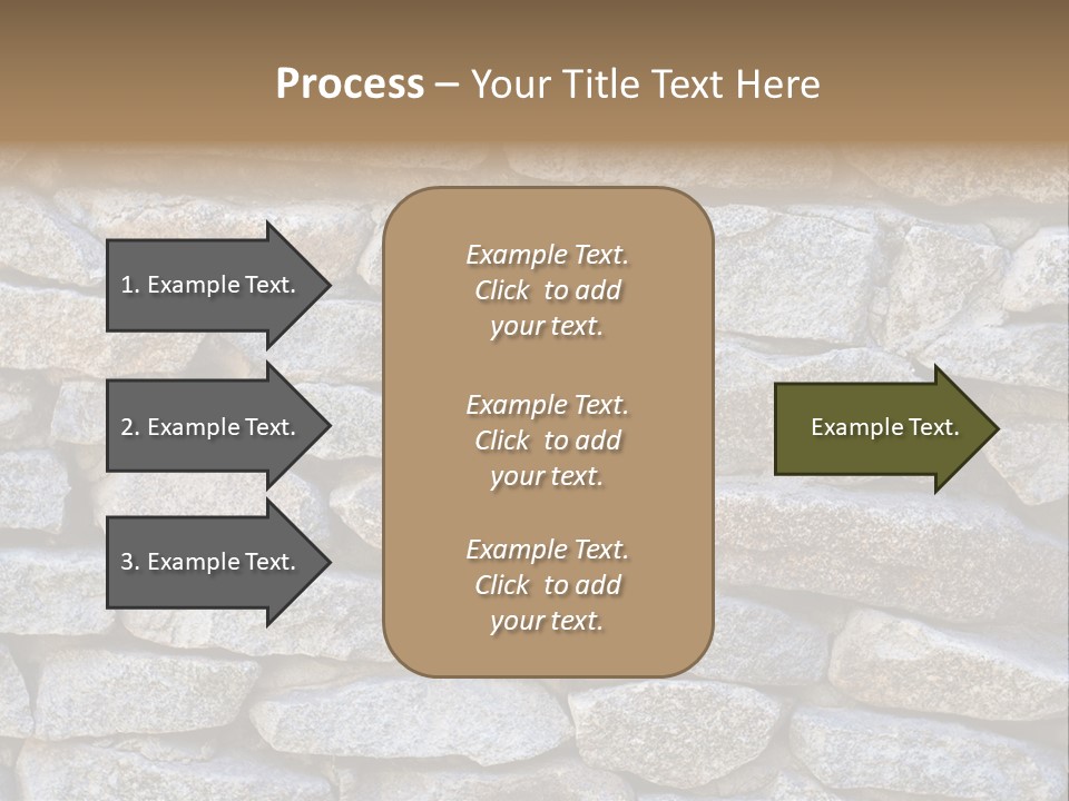 Brick Shape Pattern PowerPoint Template