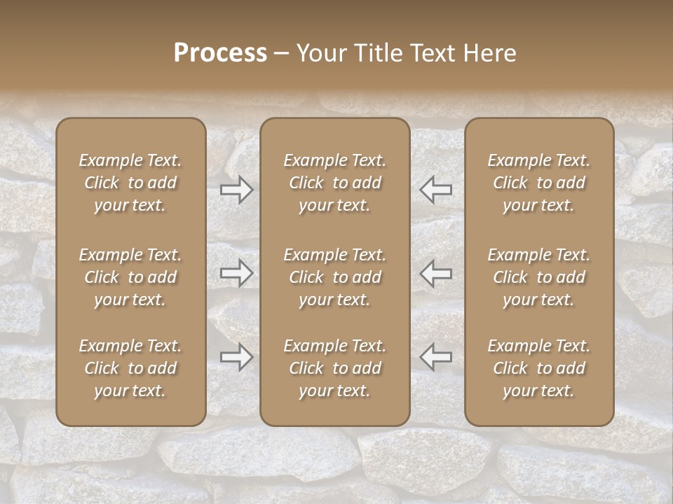 Brick Shape Pattern PowerPoint Template