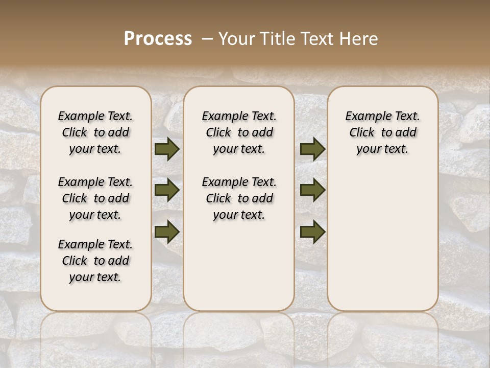 Brick Shape Pattern PowerPoint Template