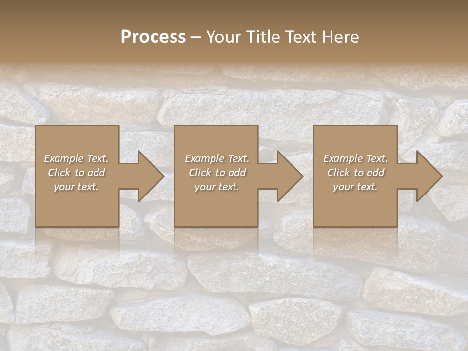 Brick Shape Pattern PowerPoint Template
