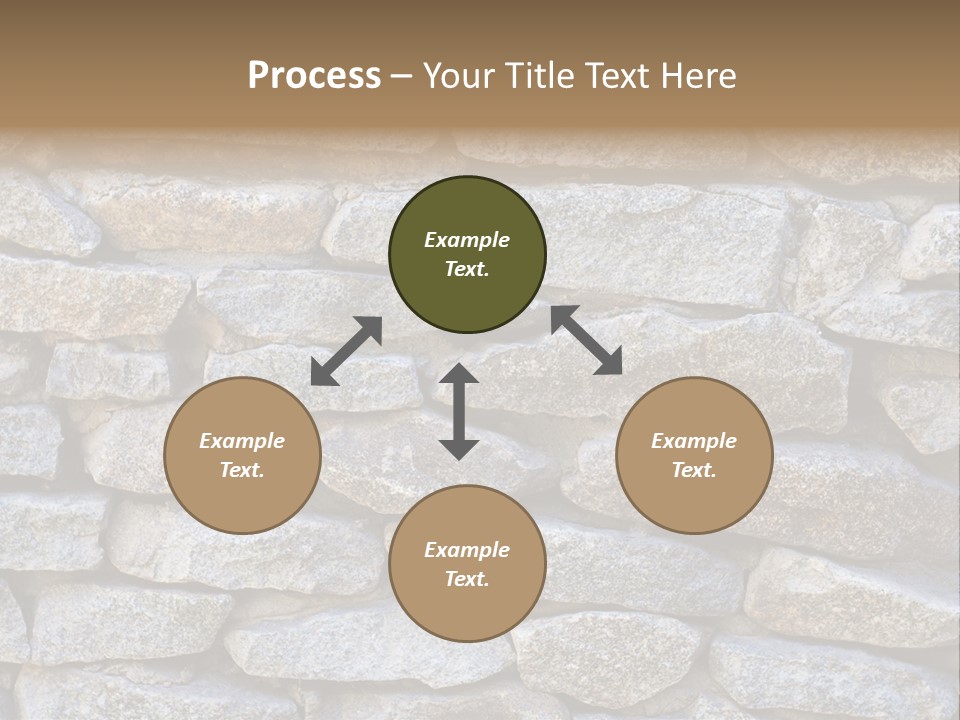 Brick Shape Pattern PowerPoint Template