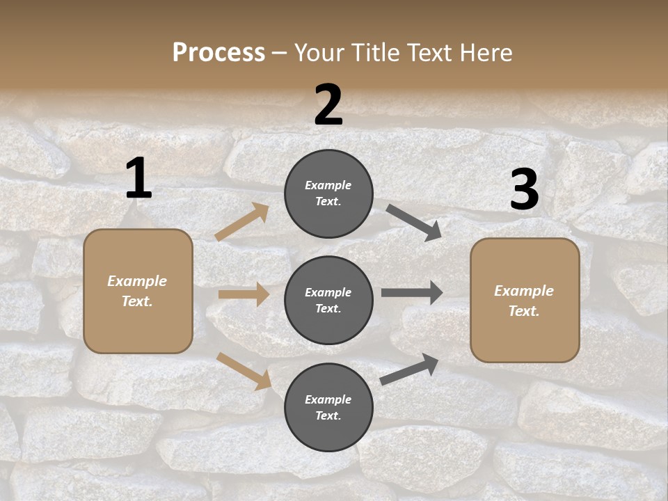Brick Shape Pattern PowerPoint Template