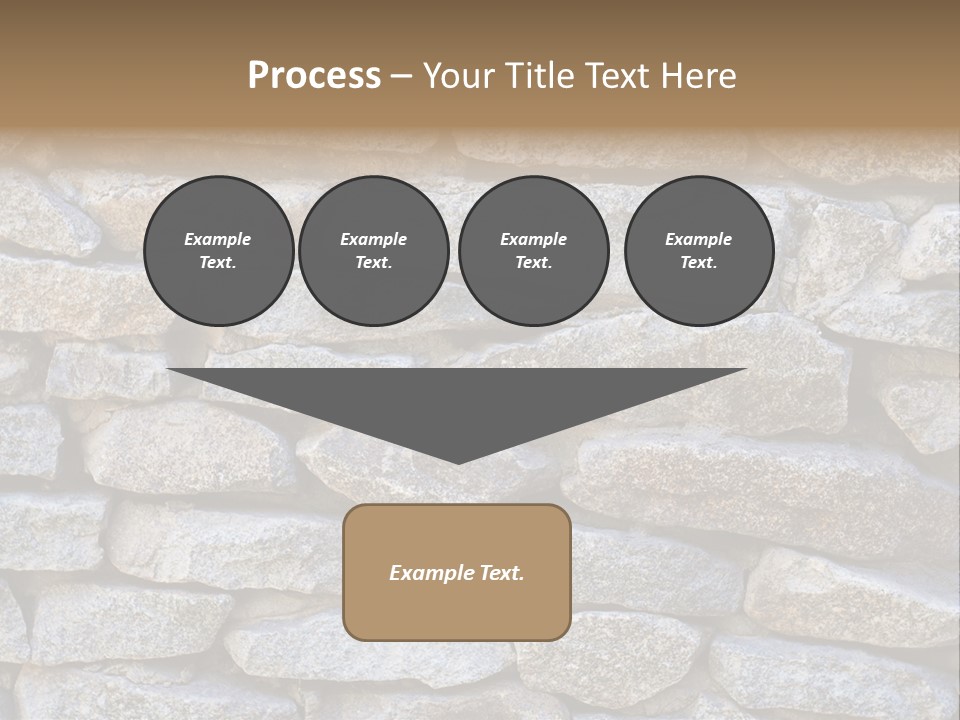 Brick Shape Pattern PowerPoint Template