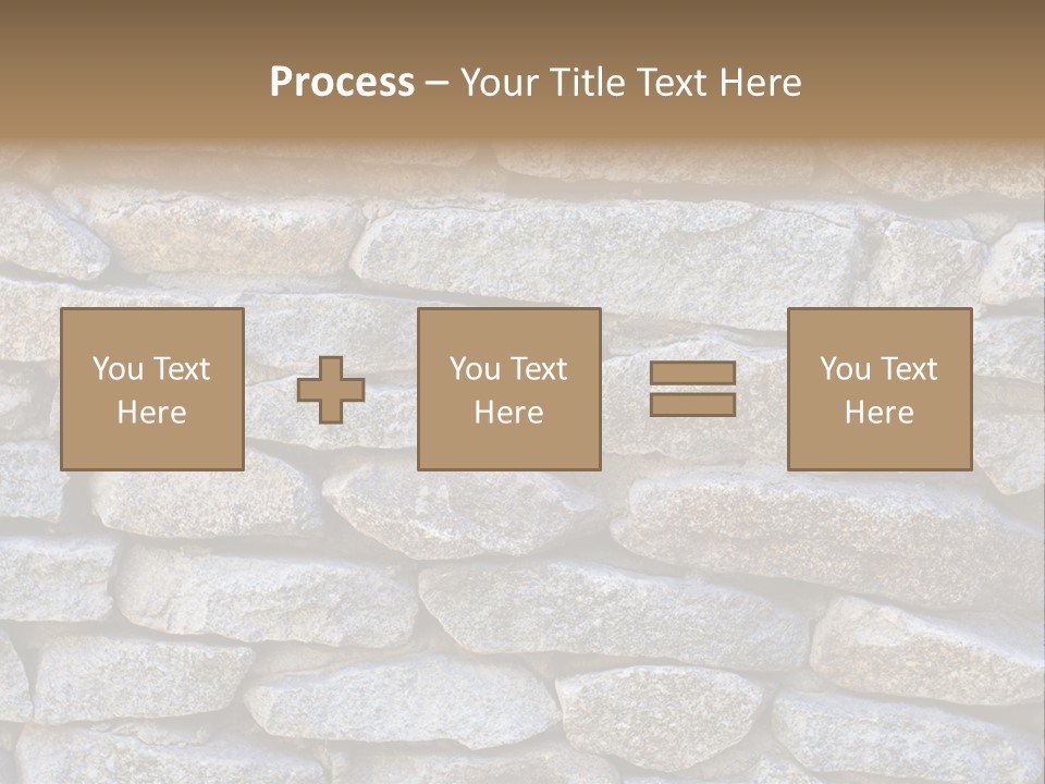 Brick Shape Pattern PowerPoint Template