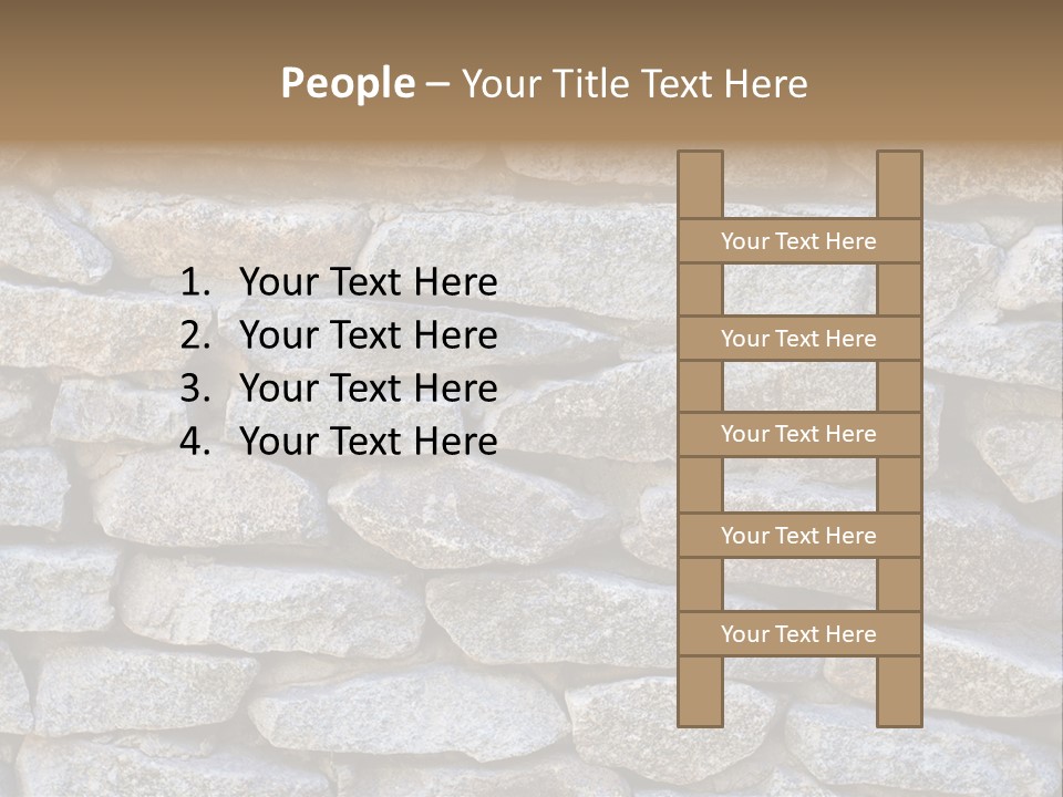 Brick Shape Pattern PowerPoint Template