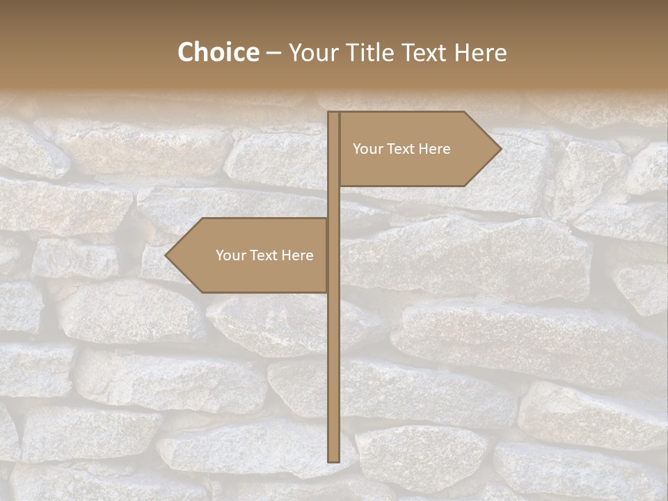 Brick Shape Pattern PowerPoint Template