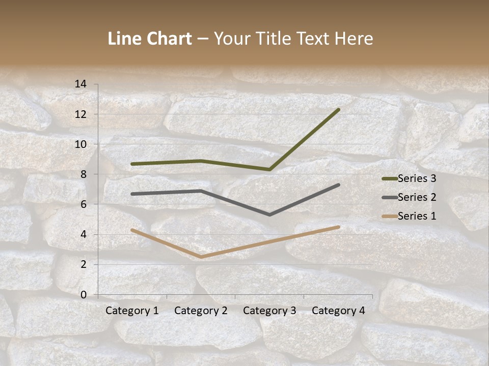 Brick Shape Pattern PowerPoint Template