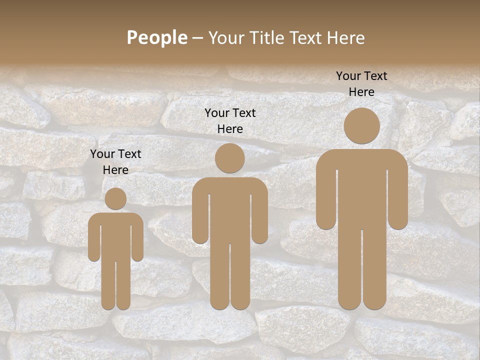 Brick Shape Pattern PowerPoint Template