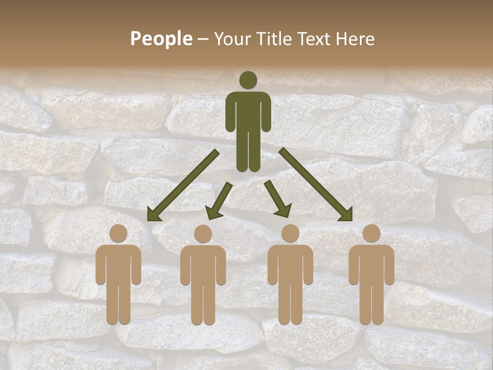 Brick Shape Pattern PowerPoint Template