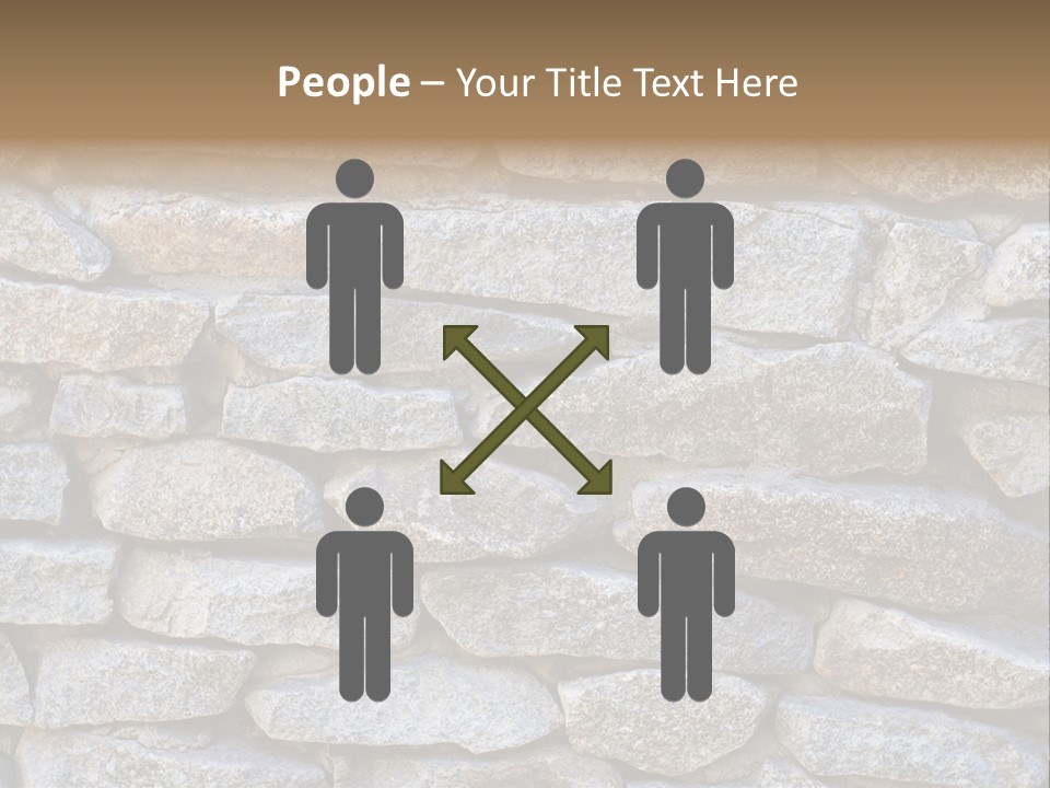 Brick Shape Pattern PowerPoint Template