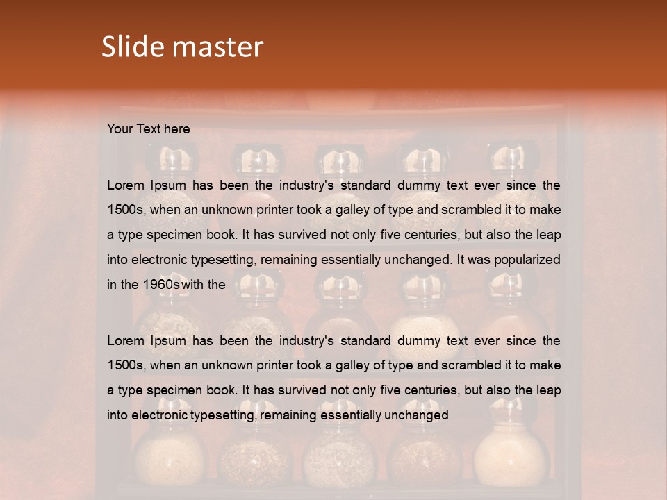 Pepper Cilantro Bitter PowerPoint Template