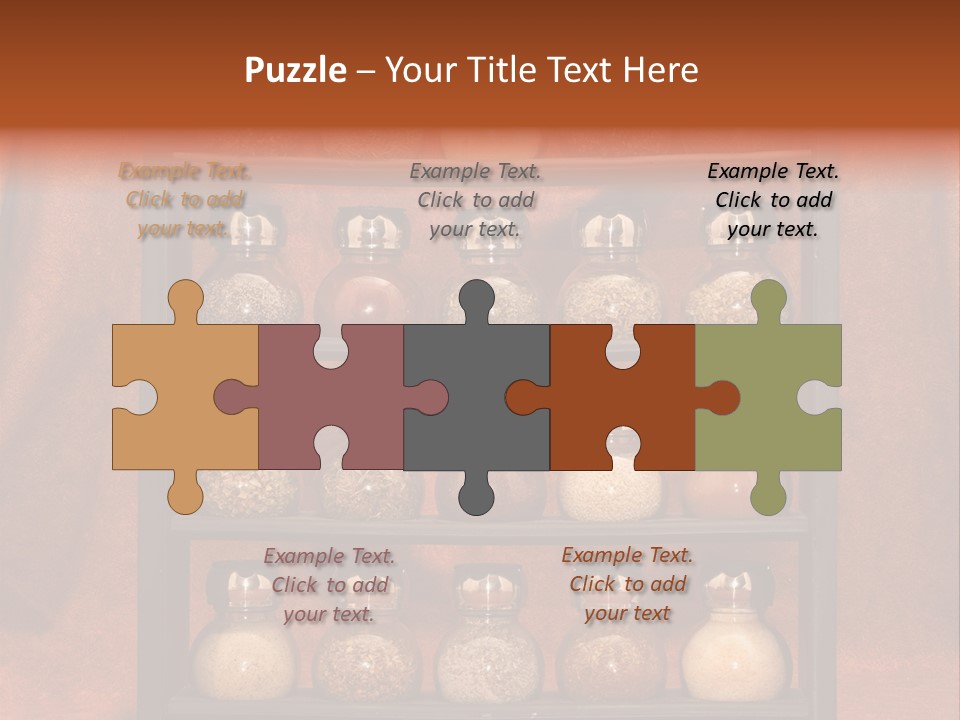 Pepper Cilantro Bitter PowerPoint Template