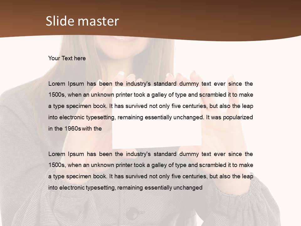 Advertisement Success Women PowerPoint Template