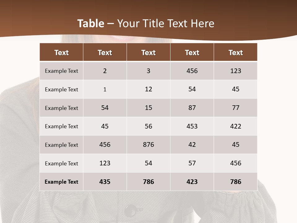 Advertisement Success Women PowerPoint Template