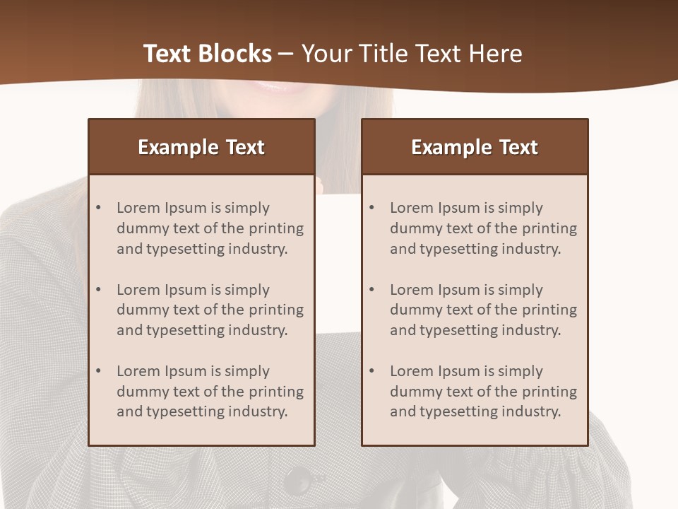 Advertisement Success Women PowerPoint Template
