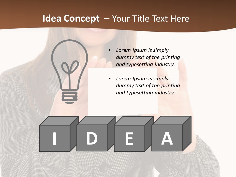 Advertisement Success Women PowerPoint Template