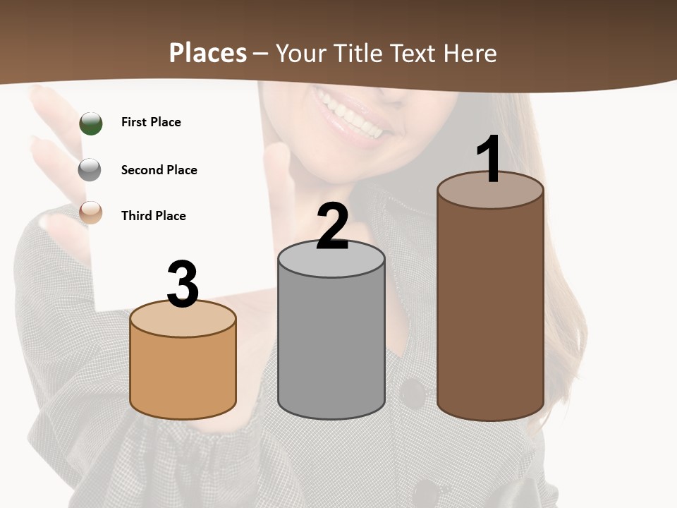 Banner Female Girl PowerPoint Template