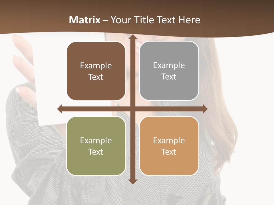 Banner Female Girl PowerPoint Template