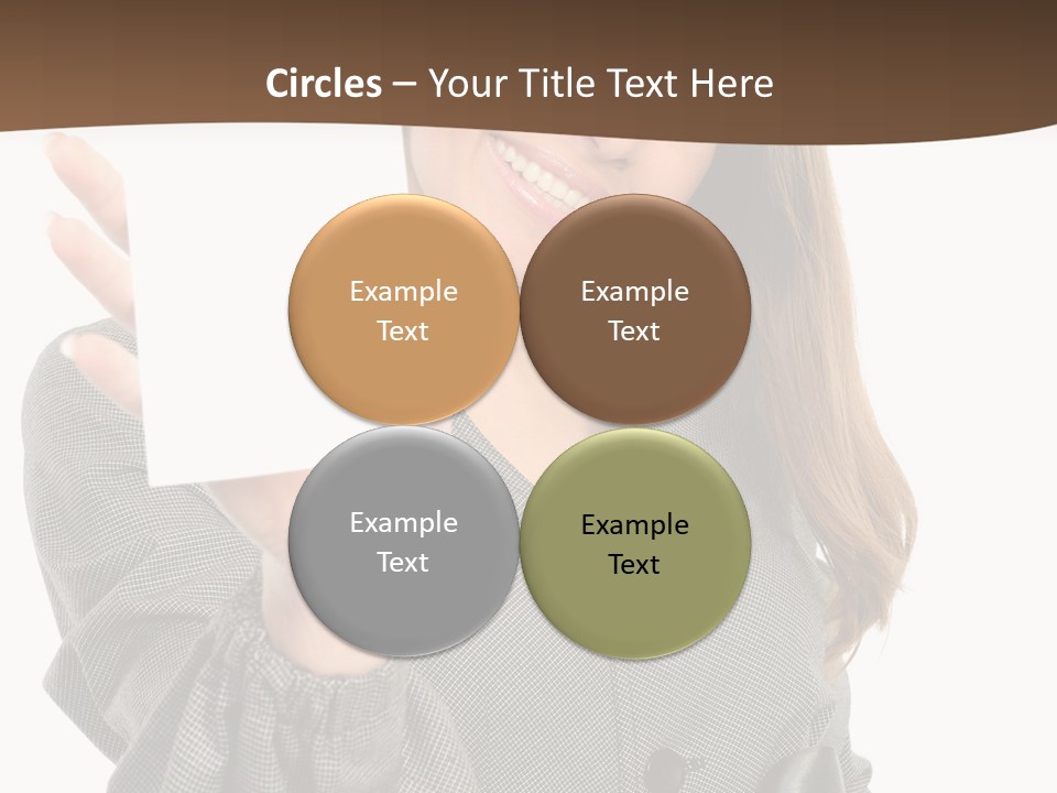 Banner Female Girl PowerPoint Template